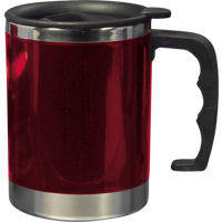 Stainless steel mug (400ml) 4658_008 (Red)