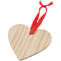Wooden heart 9050_011 (Brown)