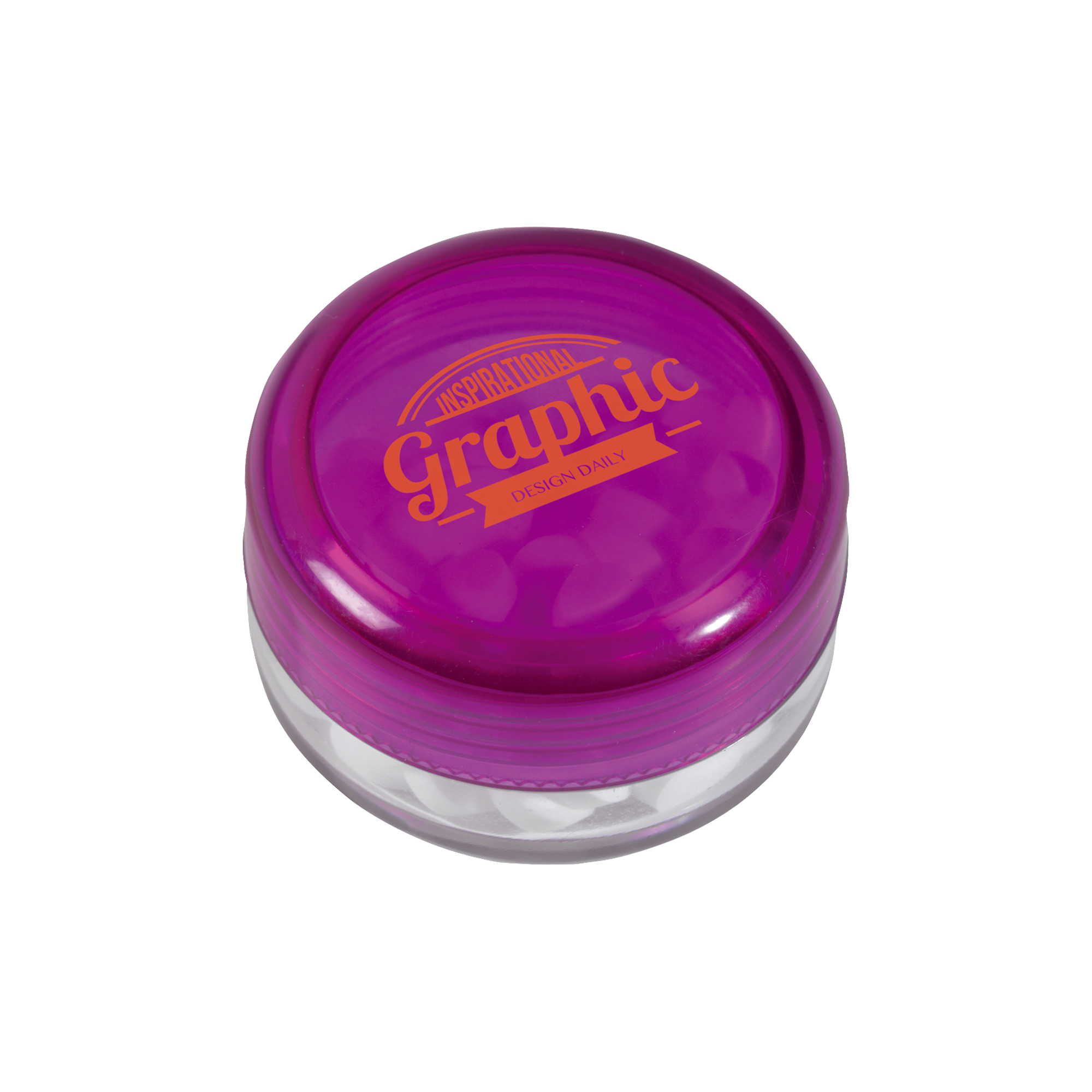 Picture of Round pot with sugar free mints