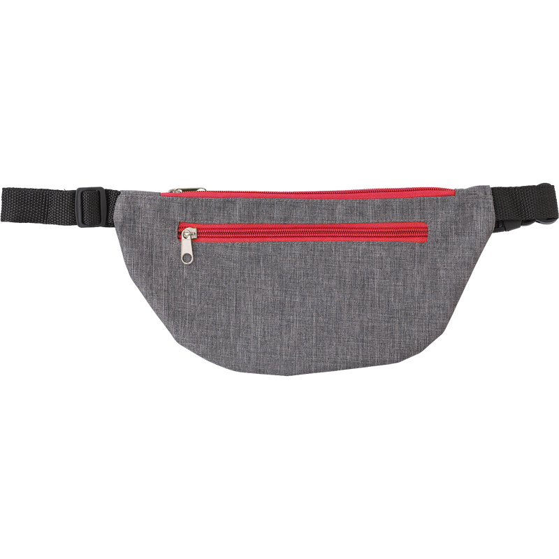 Polyester (300D) waist bag 9348_008 (Red)