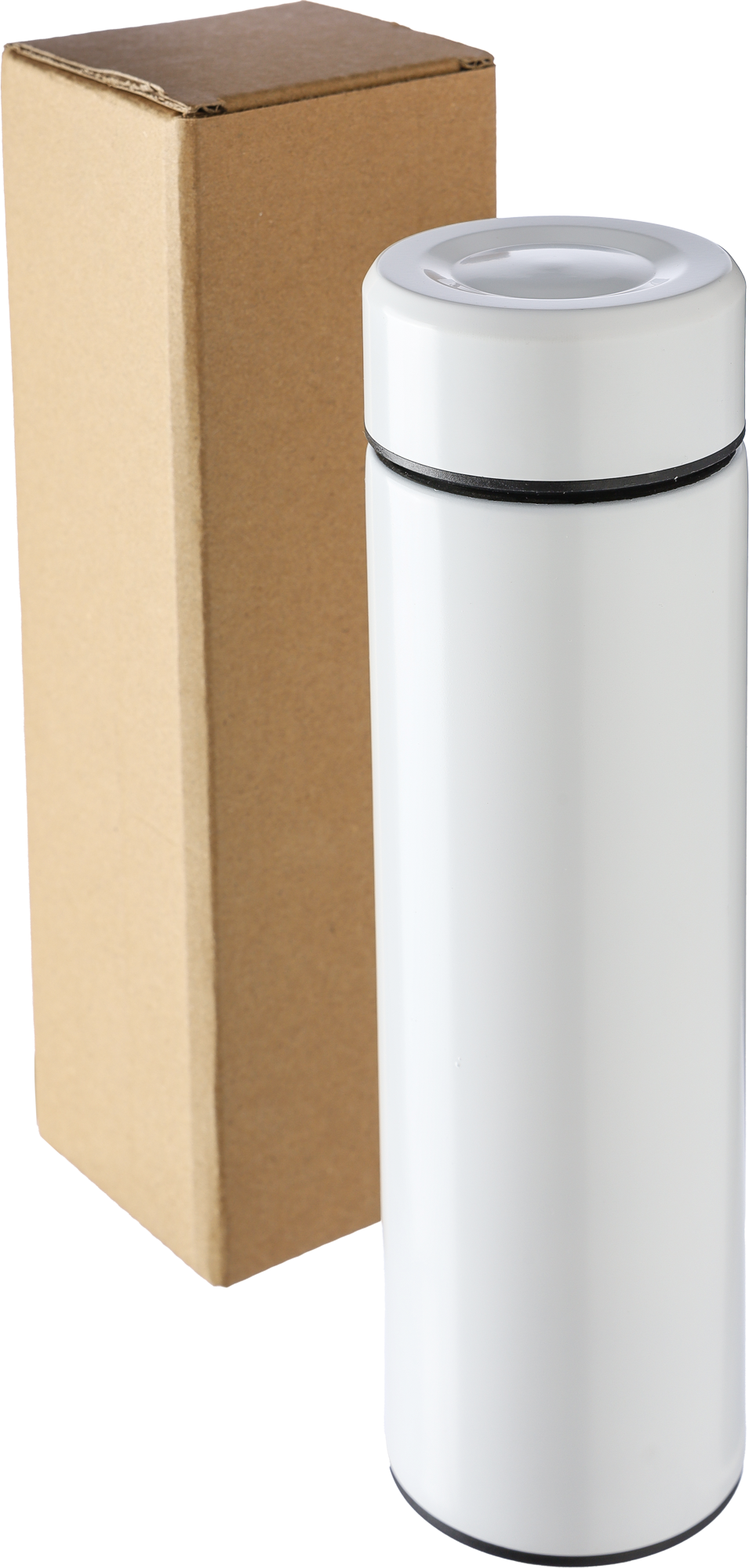 Picture of Stainless steel double walled flask with tea strainer (425ml)