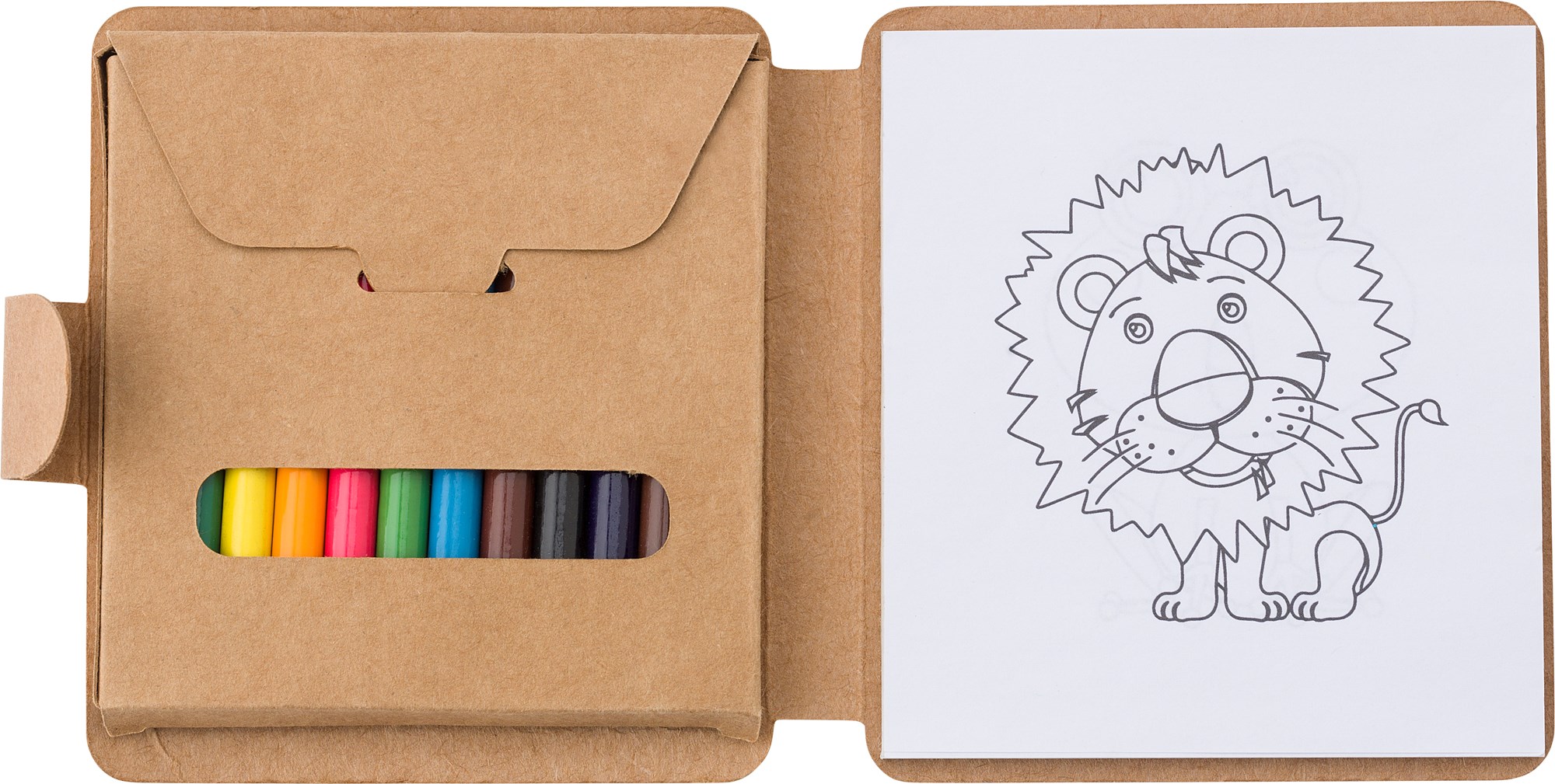 Picture of Cardboard colouring set