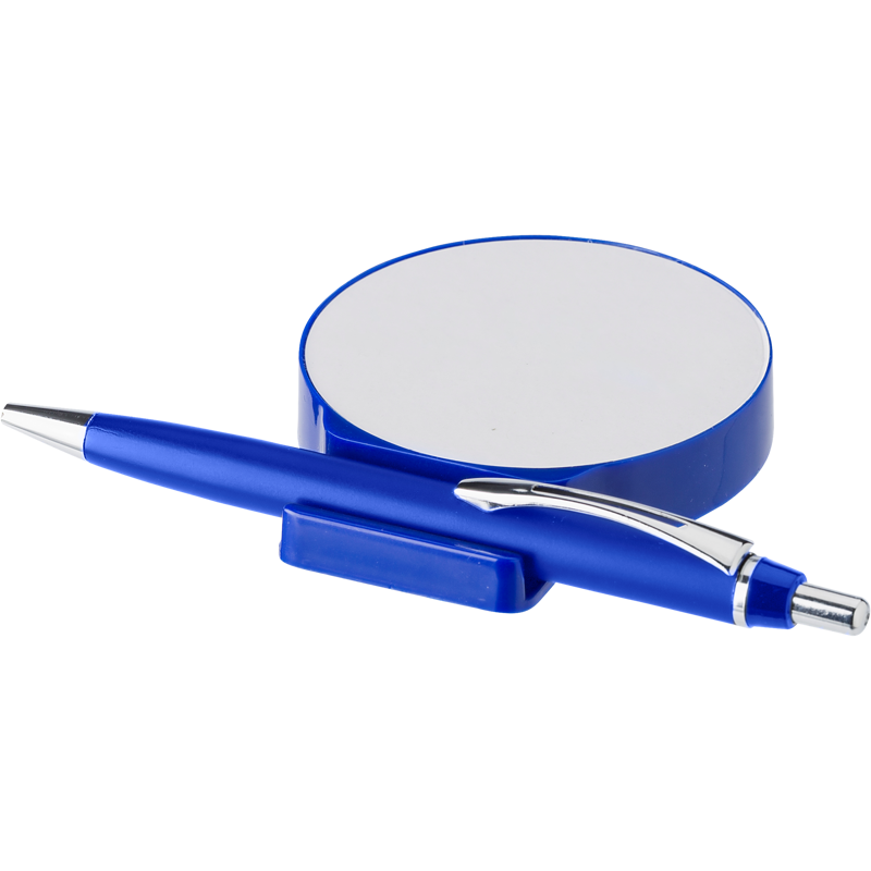 Pen holder with ballpen 9162_005 (Blue)