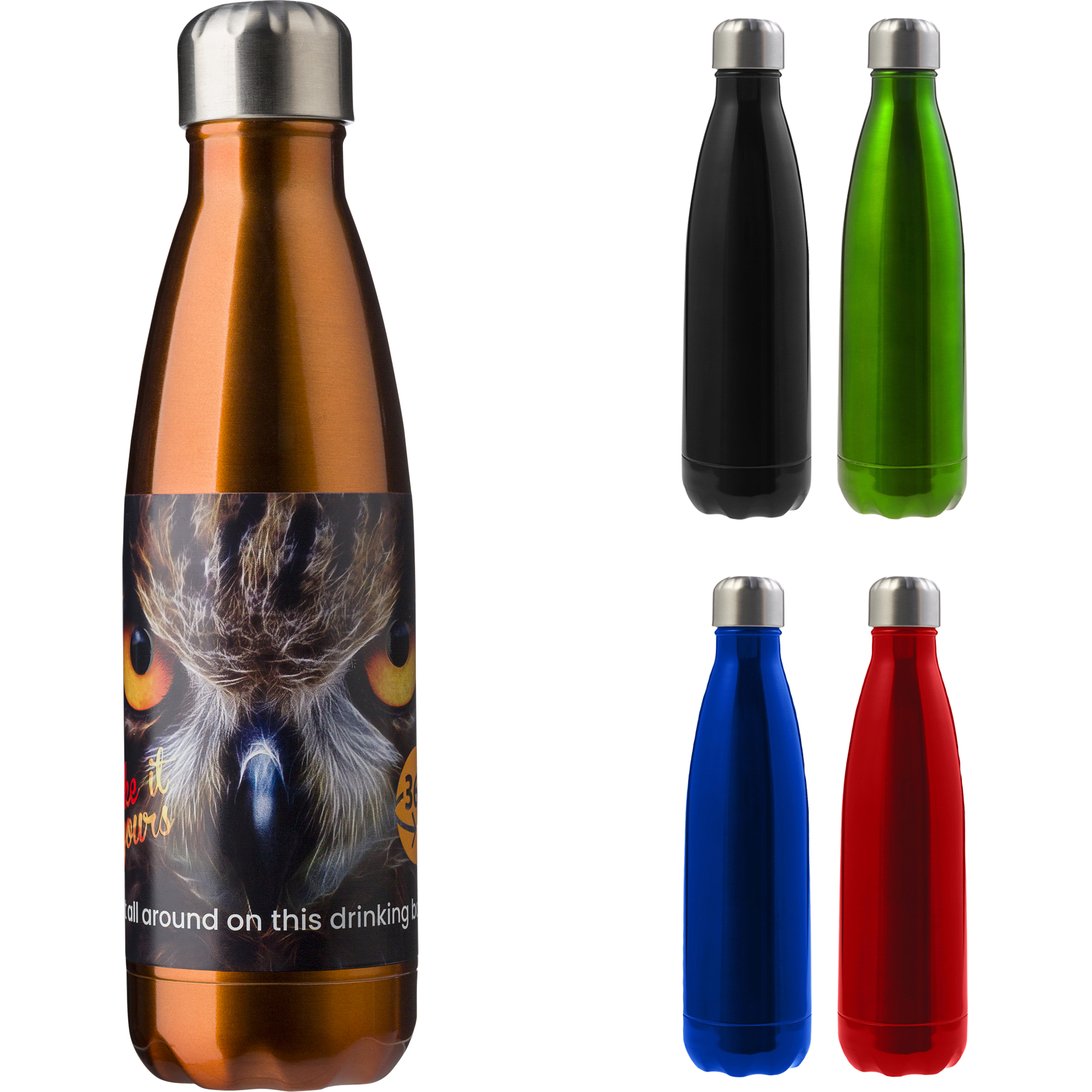 Picture of Stainless steel single walled bottle (650ml)