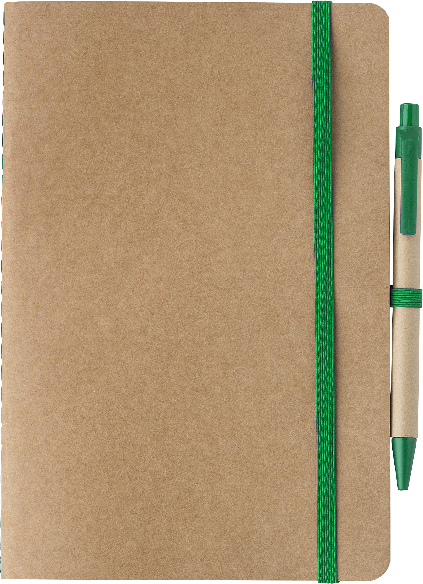 Picture of Recycled carton notebook with blank pages (approx A5) 