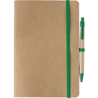 Recycled carton notebook (A5) 1015152_004 (Green)
