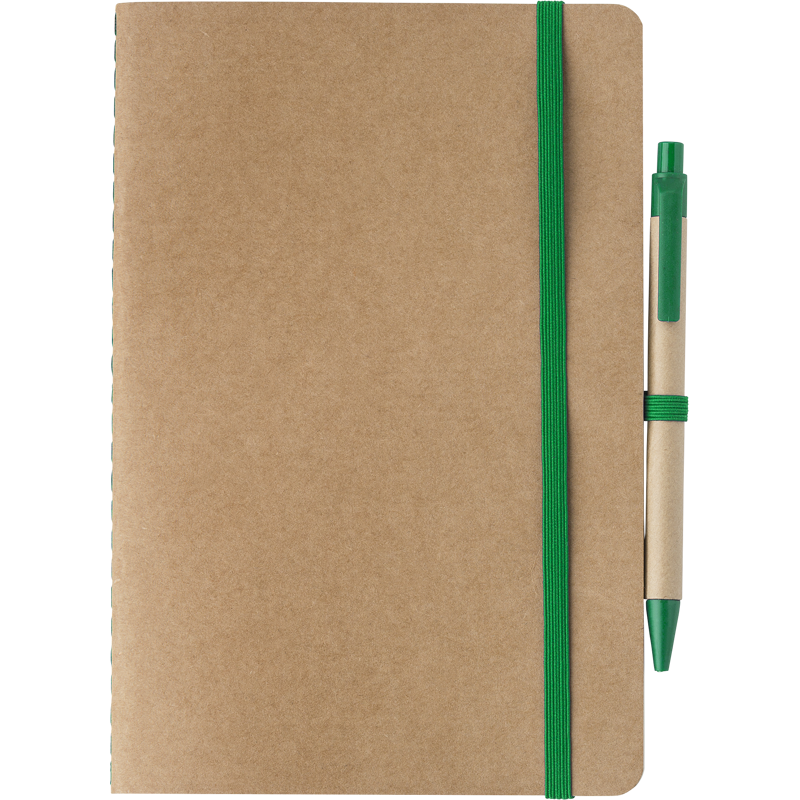Recycled carton notebook (A5) 1015152_004 (Green)