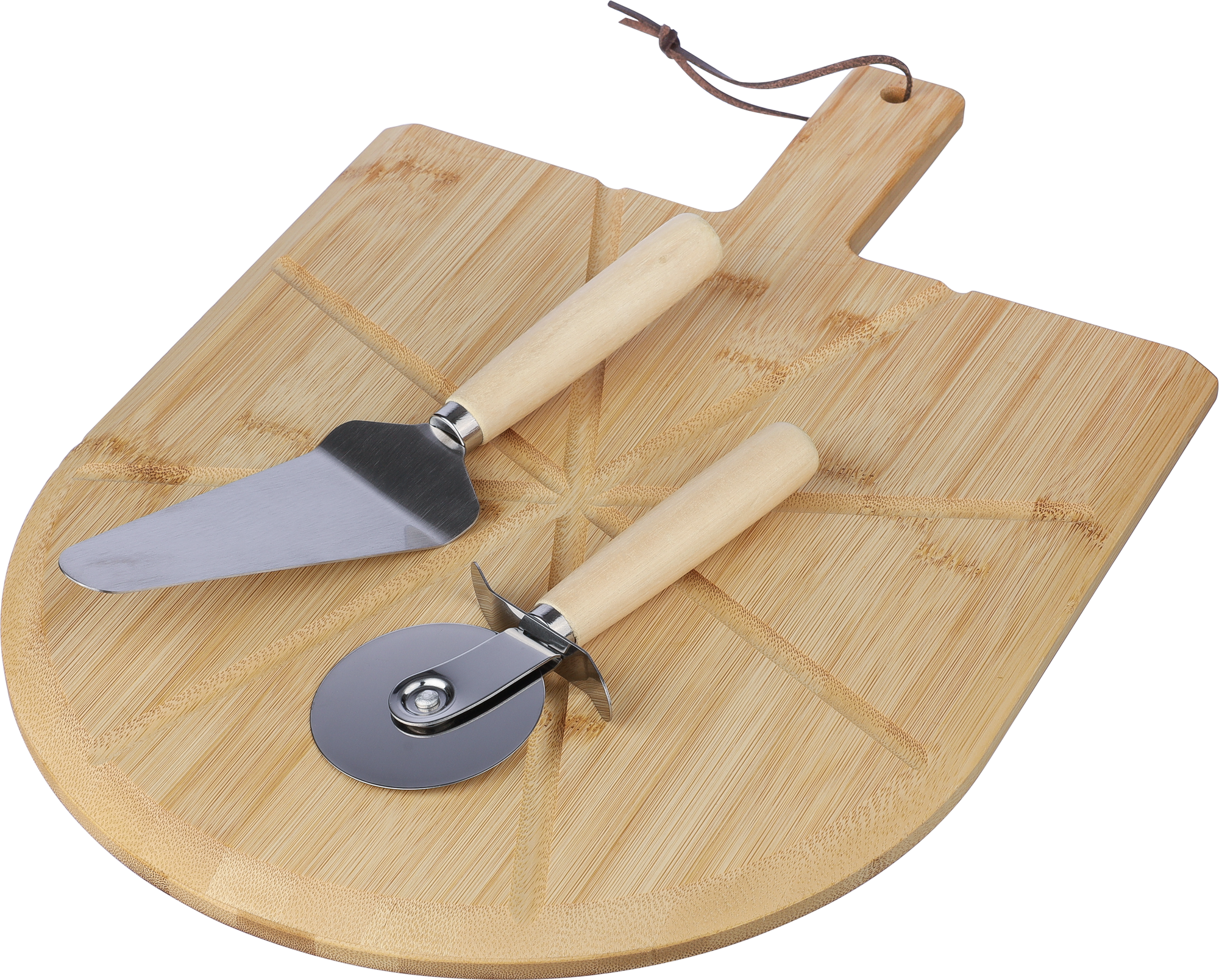 Picture of Bamboo pizza board set (3pc)