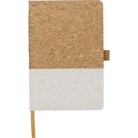 Cork and cotton notebook (approx. A5) 967381_002 (White)