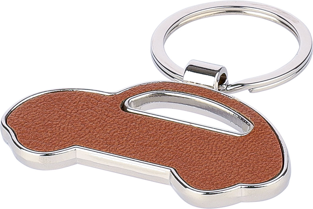 Picture of Recycled leather car keyring