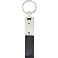 Key chain with PU loop 8779_001 (Black)