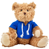 Plush teddy bear with hoodie 8182_005 (Blue)