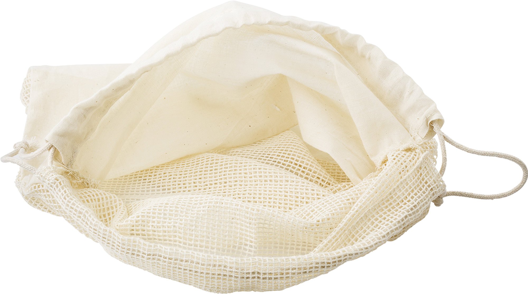 Picture of Organic cotton drawstring mesh bag