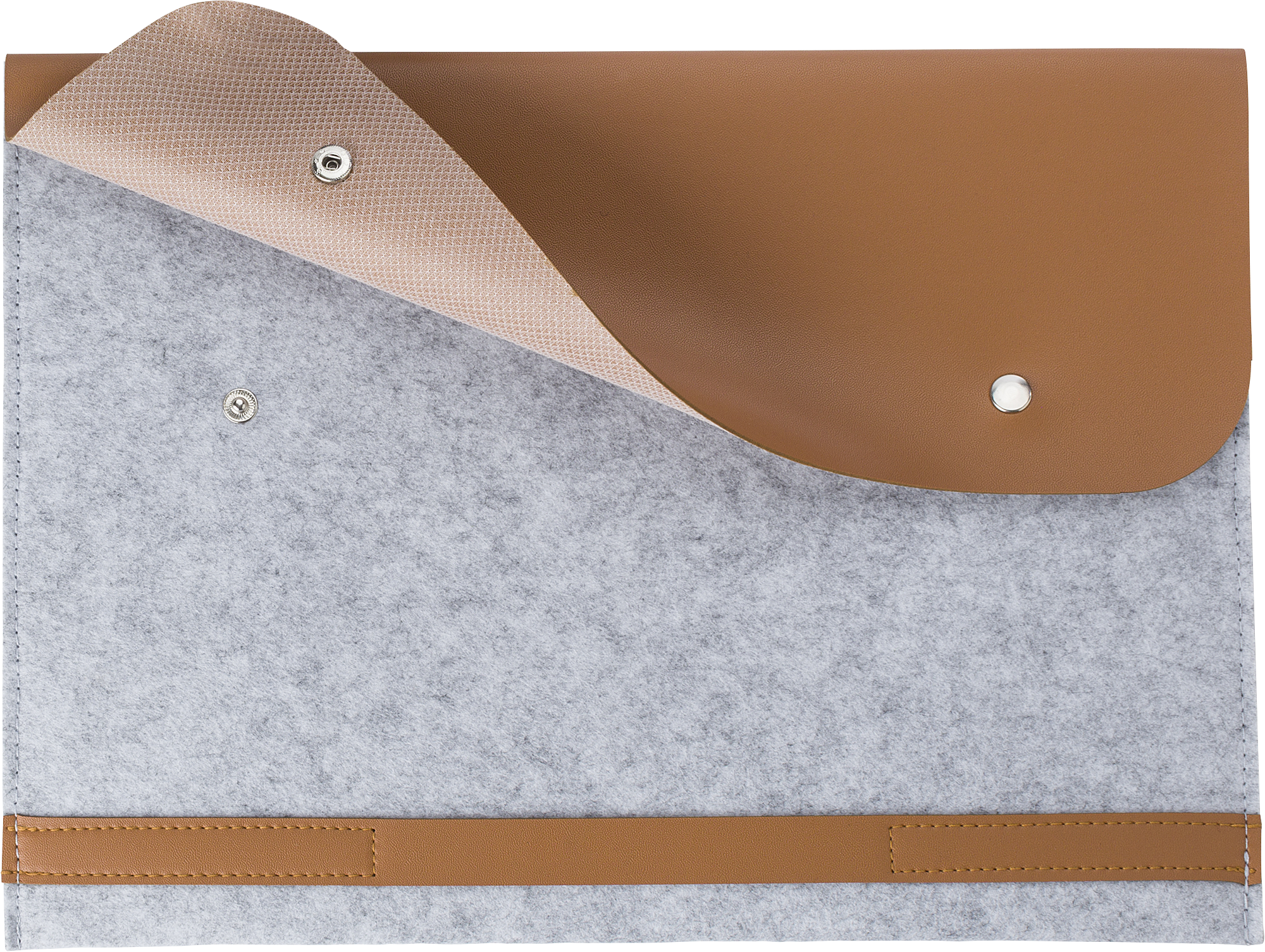 Picture of RPET felt laptop pouch