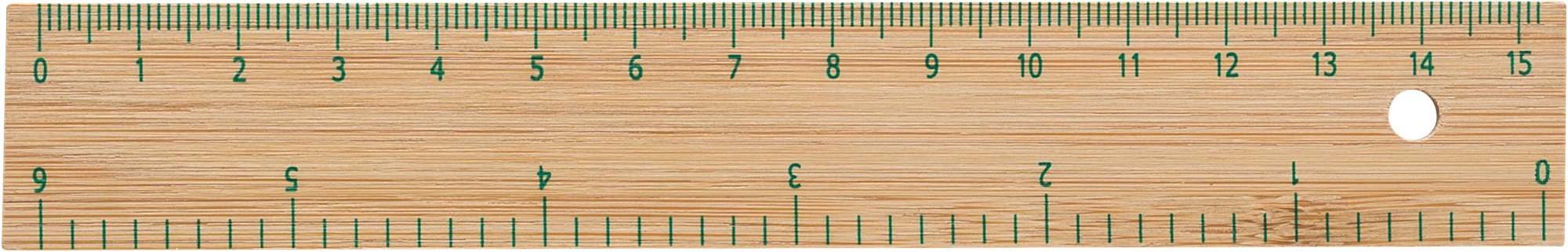 Picture of Bamboo ruler (15cm)