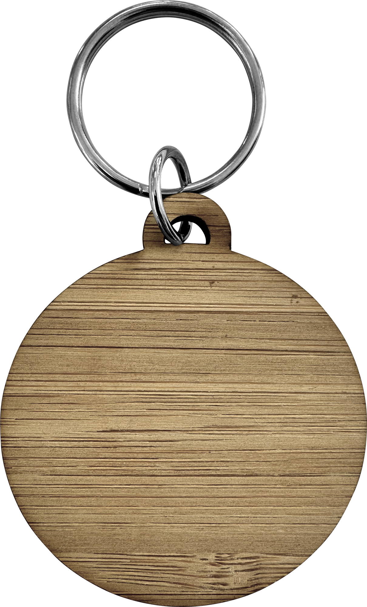 Picture of Bamboo keyring (Round)