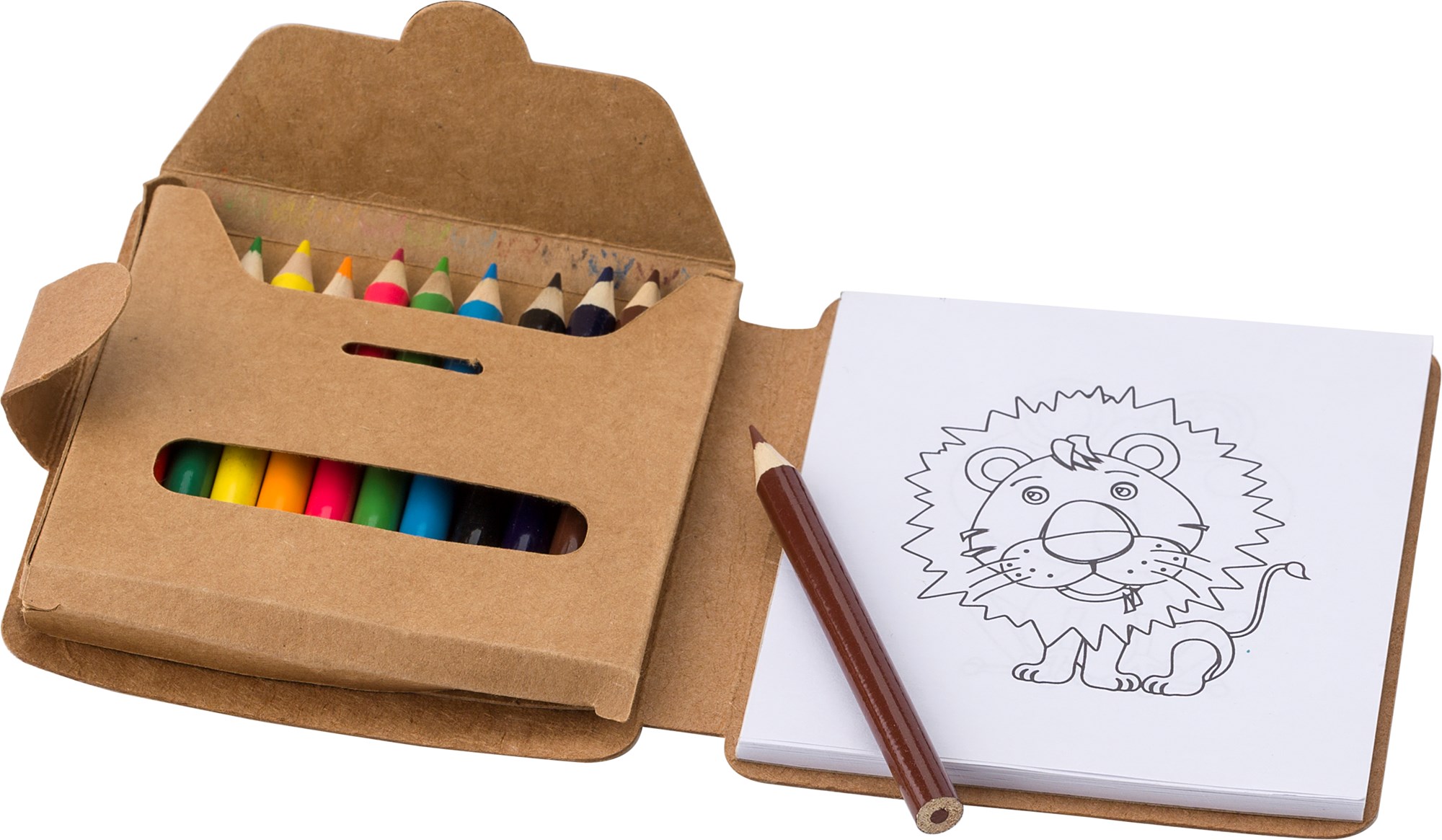 Picture of Cardboard colouring set