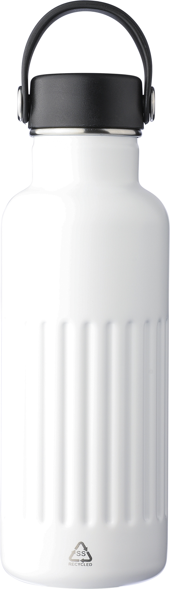 Picture of Recycled stainless steel double walled drinking bottle (500ml)