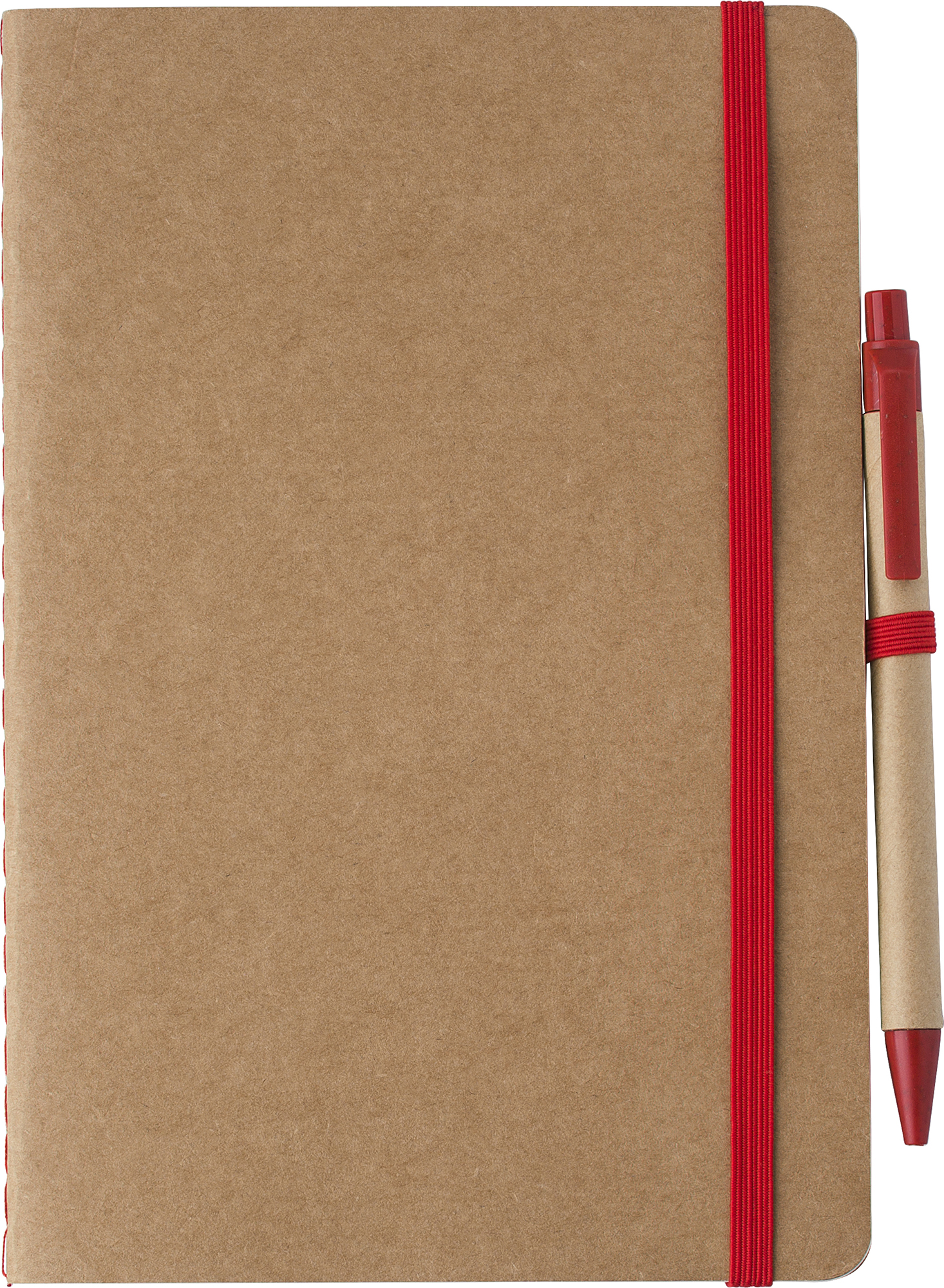 Picture of Recycled carton notebook with blank pages (approx A5)