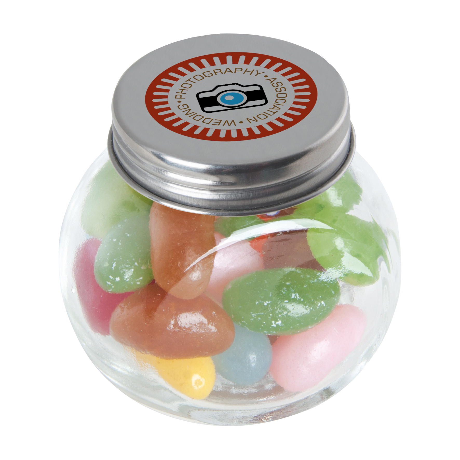 Picture of Small glass jar with jelly beans