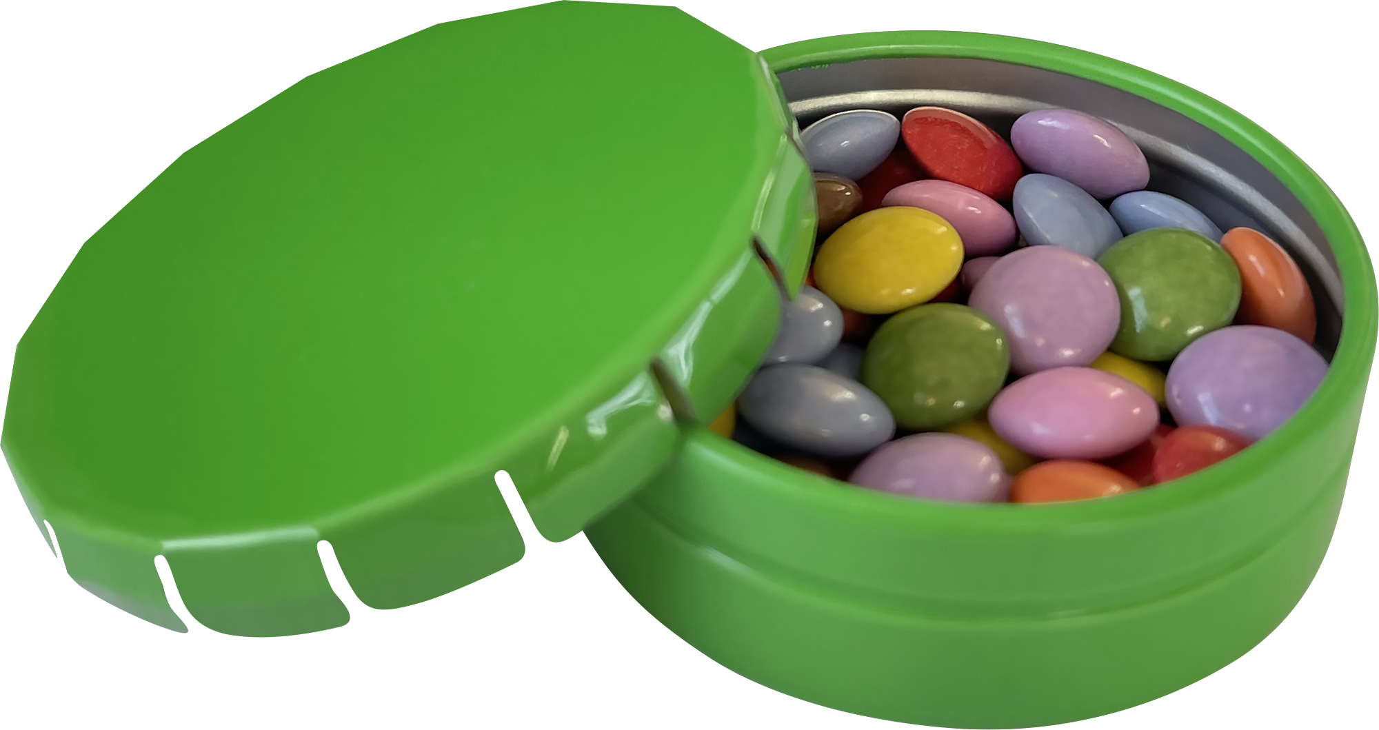 Picture of Round click tin with choco's