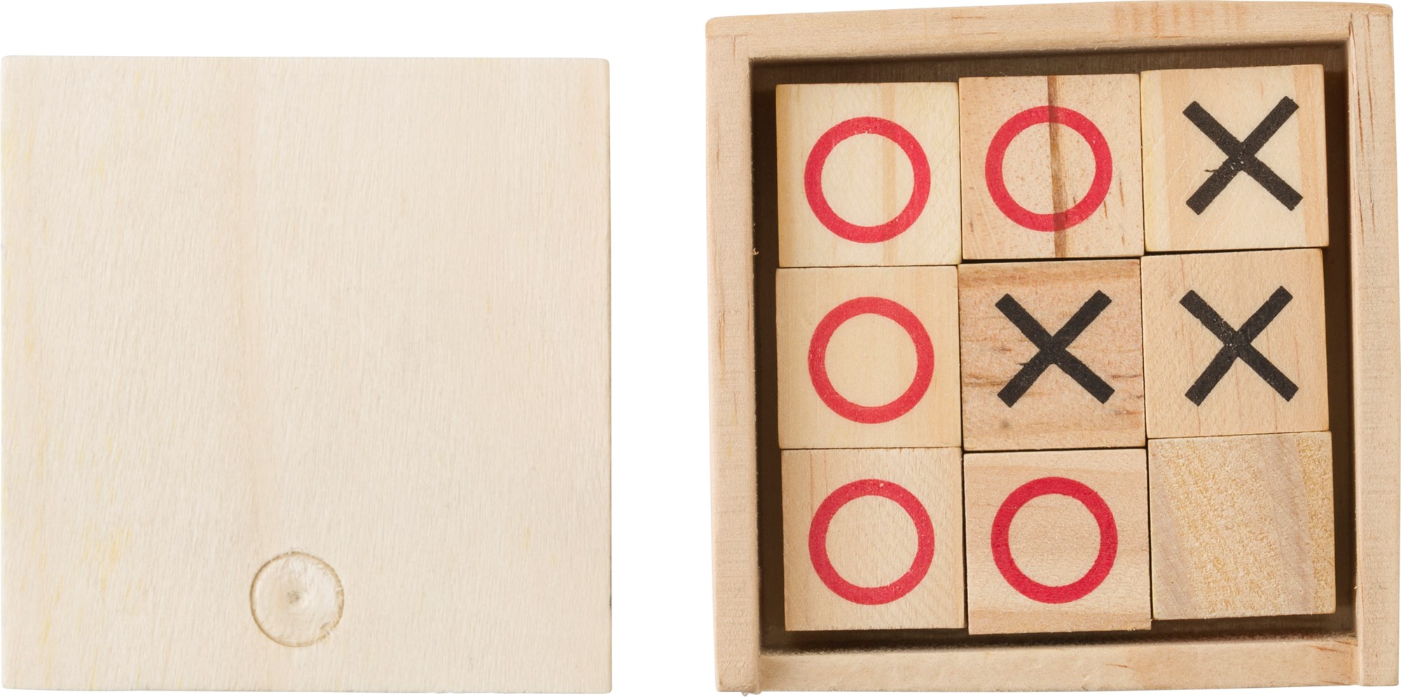 Picture of Wooden Tic Tac Toe game