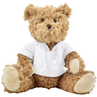 Plush teddy bear with hoodie 8182_002 (White)