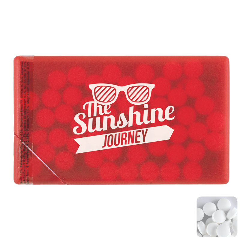 Mint card with sugar free mints CX0241_008 (Red)