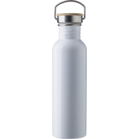 Stainless steel single walled drinking bottle (700ml) 865174_002 (White)