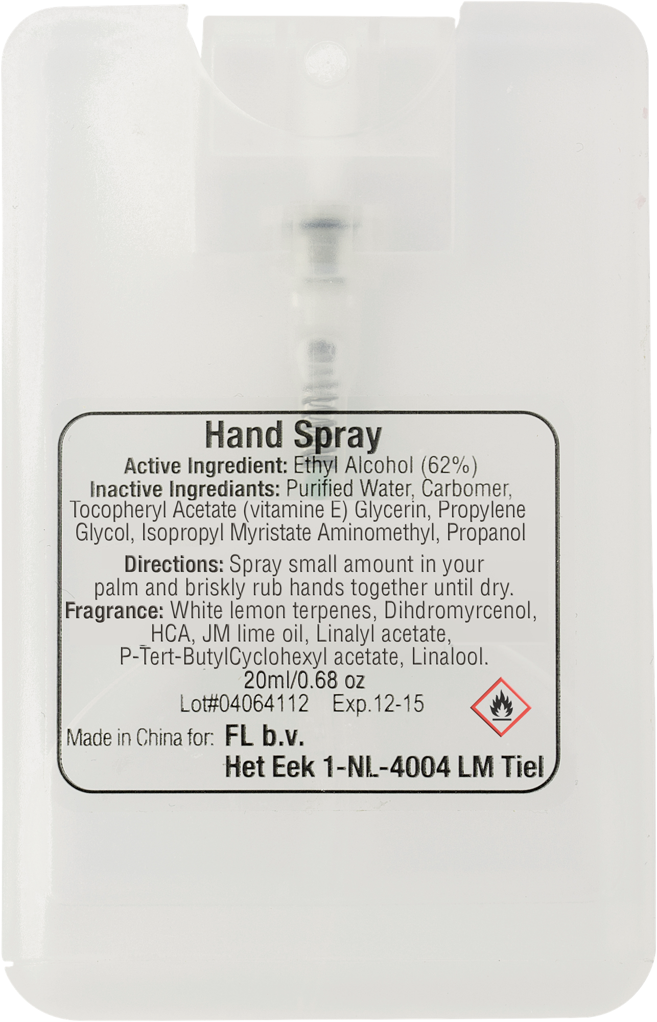Picture of Hand spray (20ml)