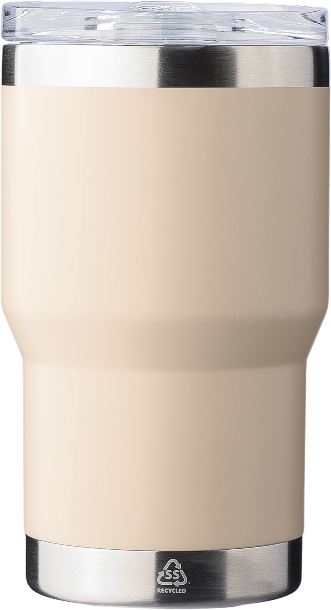 Picture of Recycled stainless steel double walled travel mug (350ml)