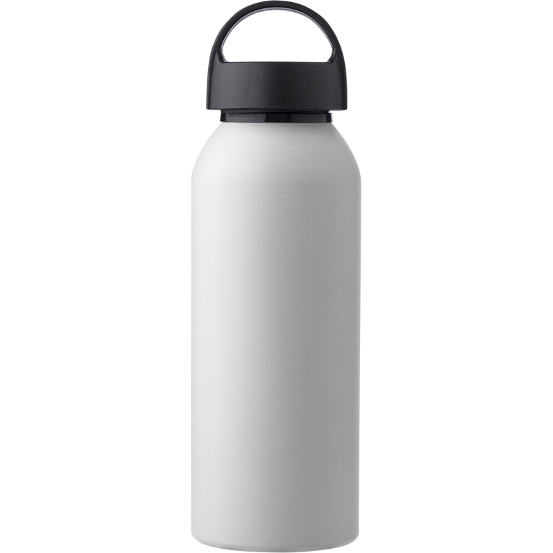 Recycled aluminium single walled bottle (500ml) 965865_002 (White)