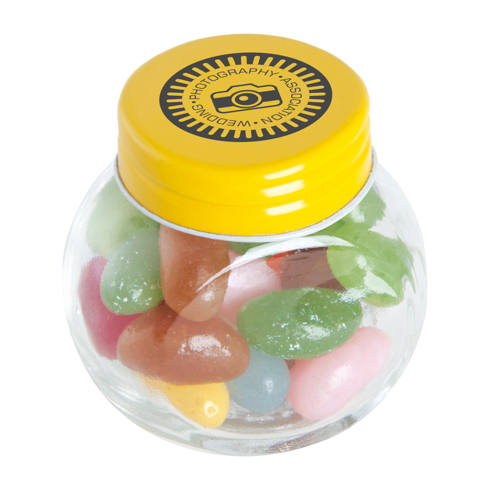 Picture of Small glass jar with jelly beans