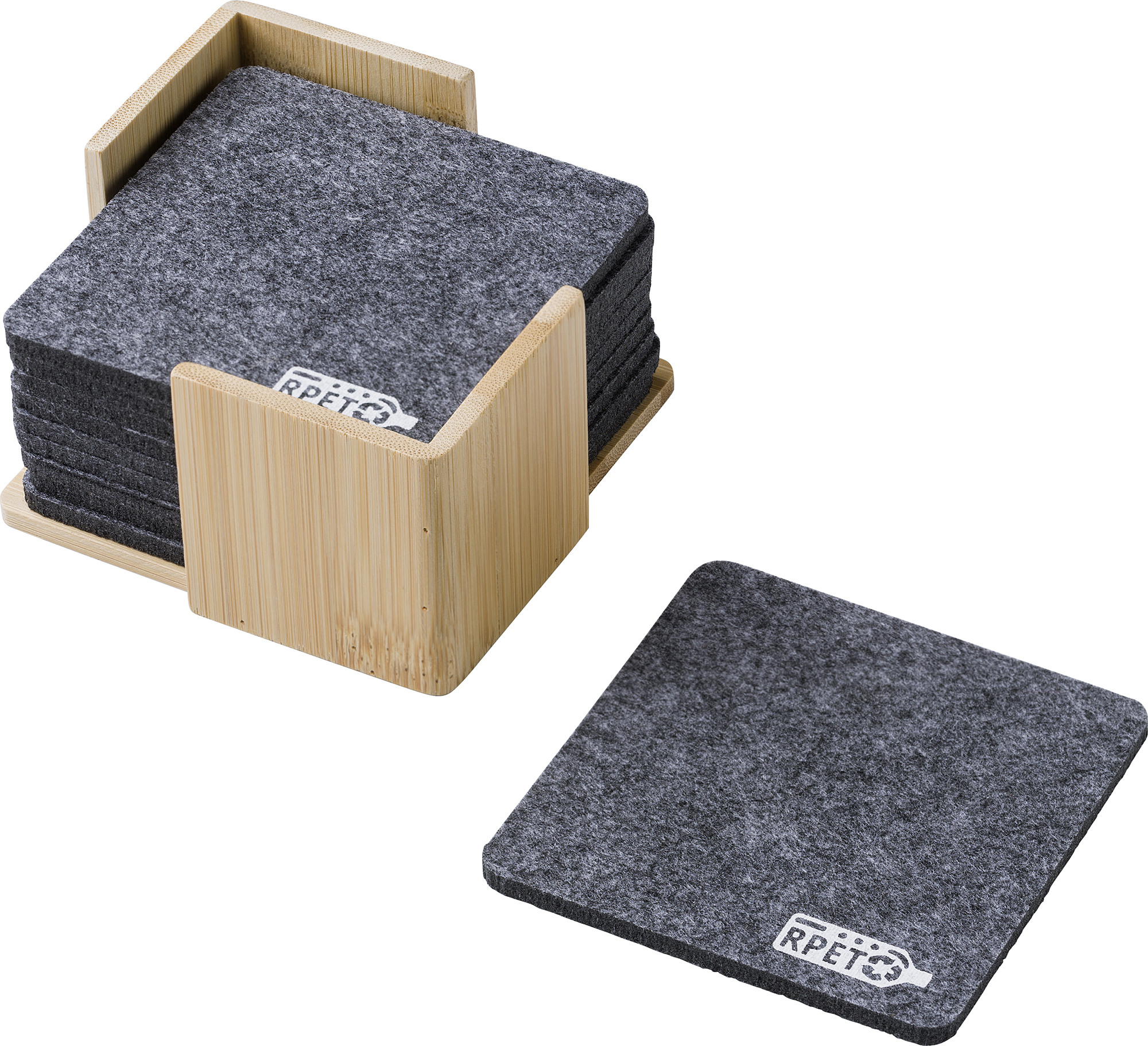 Picture of RPET coaster set