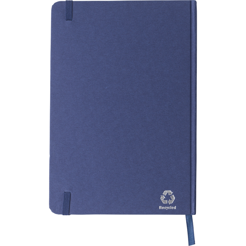 Recycled carton notebook (A5) 1015150_023 (Cobalt blue)