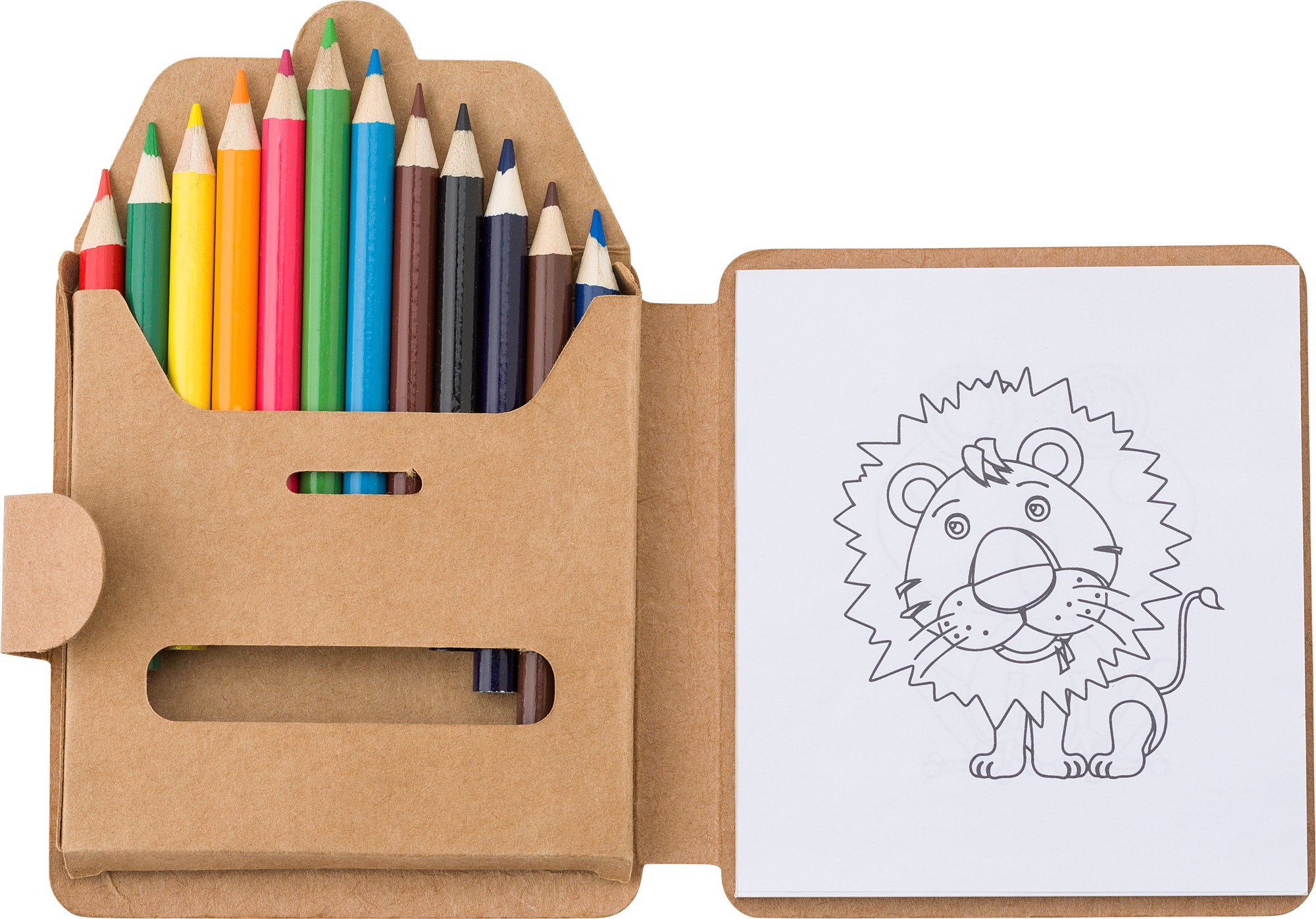 Picture of Cardboard colouring set