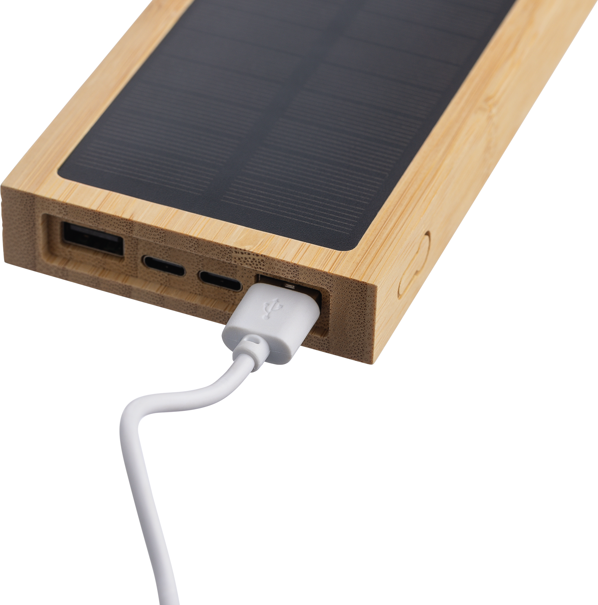 Picture of Bamboo solar power bank (10000 mAh)