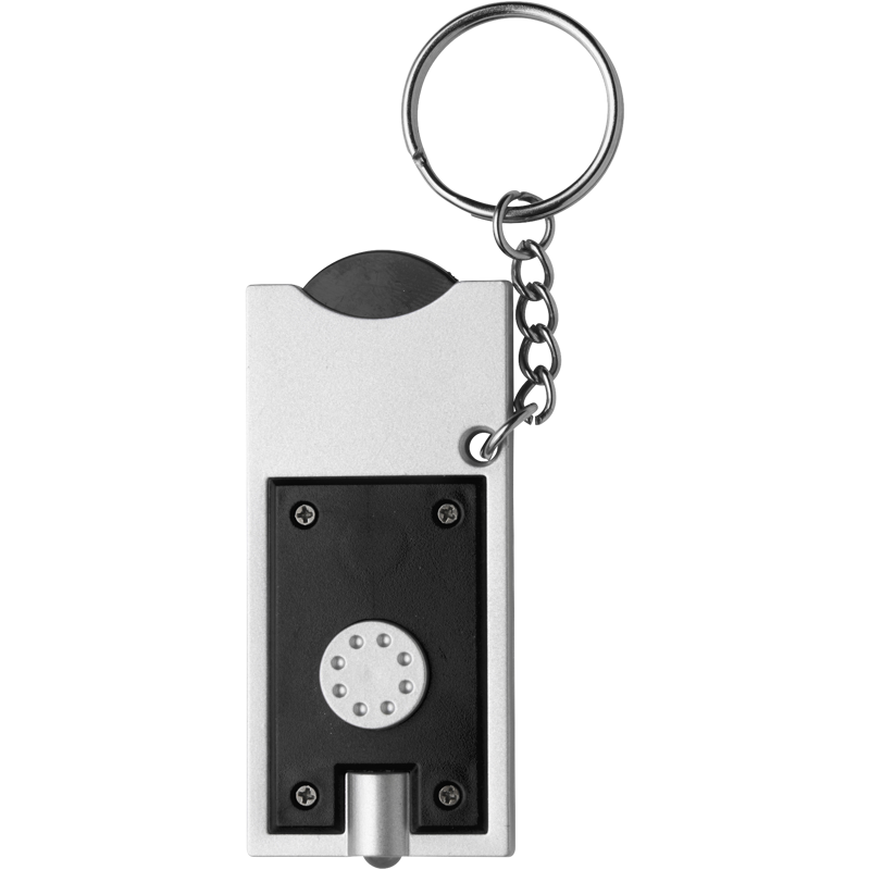 Key holder with coin 1987_001 (Black)