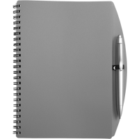 Notebook with ballpen (approx. A5) 5140_003 (Grey)