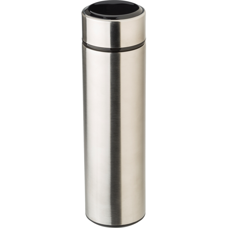 Stainless steel thermos bottle with LED display (450ml) 427380_032 (Silver)