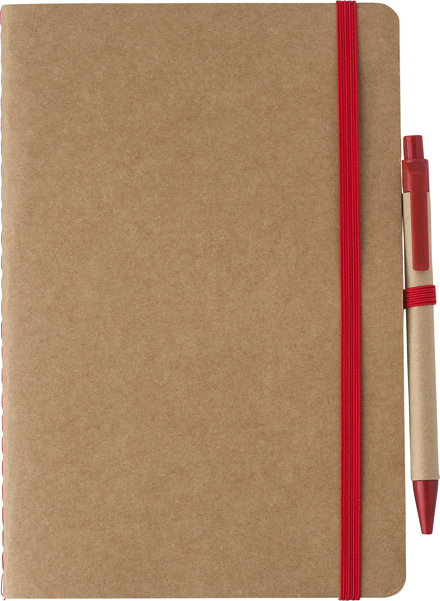 Picture of Recycled carton notebook with blank pages (approx A5) 