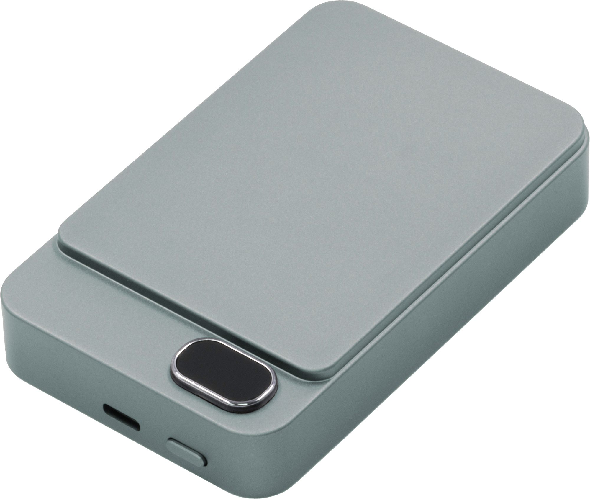 Picture of BrandCharger recycled aluminium wireless power bank. (10000 mAh)