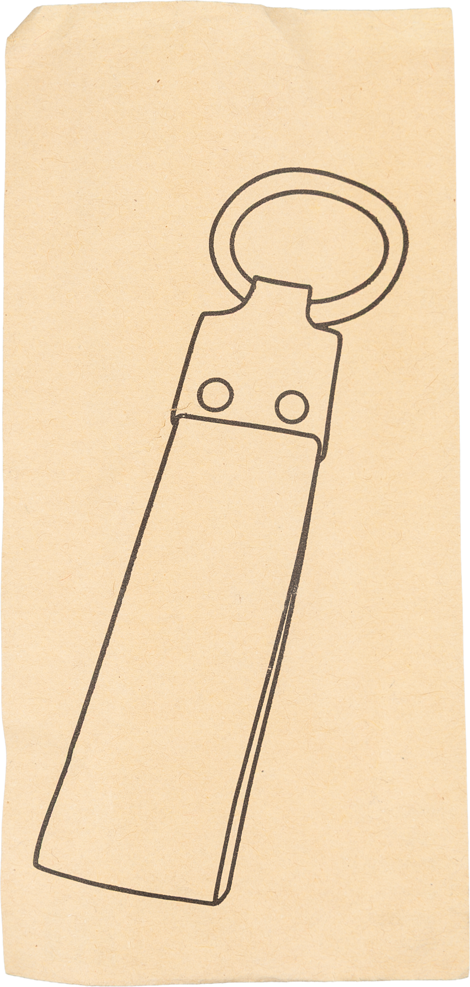 Picture of Denim keyring