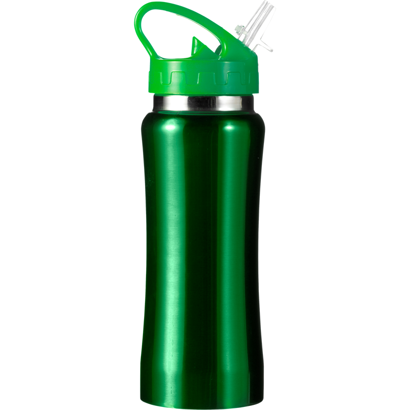 Stainless steel single walled drinking bottle (600ml) 5233_004 (Green)