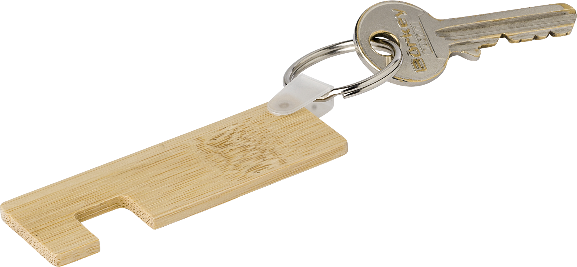 Picture of Bamboo phone holder keyring