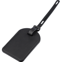Recycled PU luggage tag (Built-in Apple Find My) 1267660_001 (Black)
