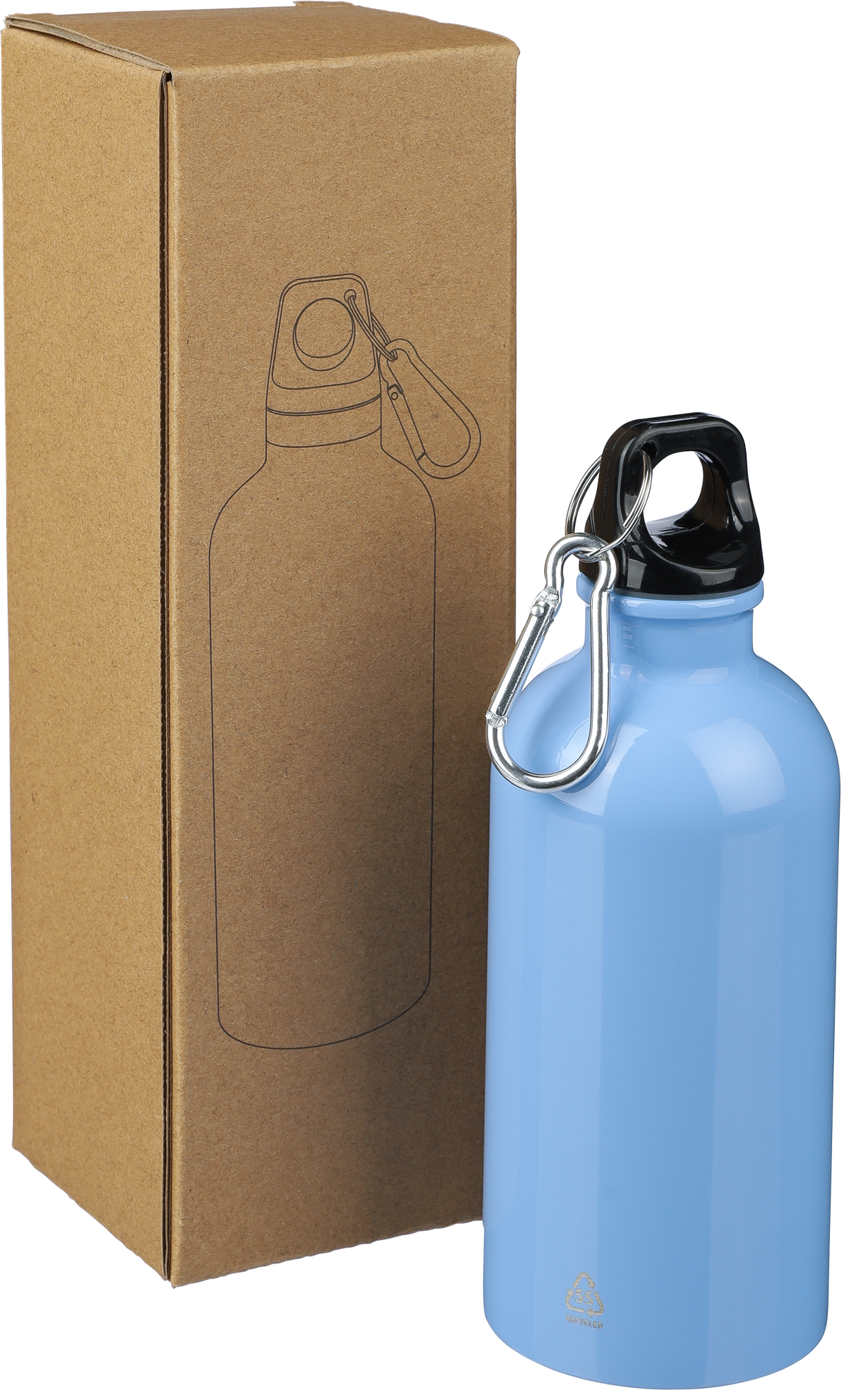 Picture of Recycled single walled bottle (400 ml)