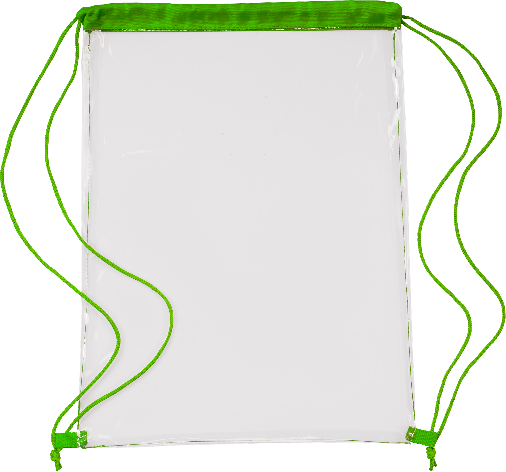 Picture of Transparent drawstring bag