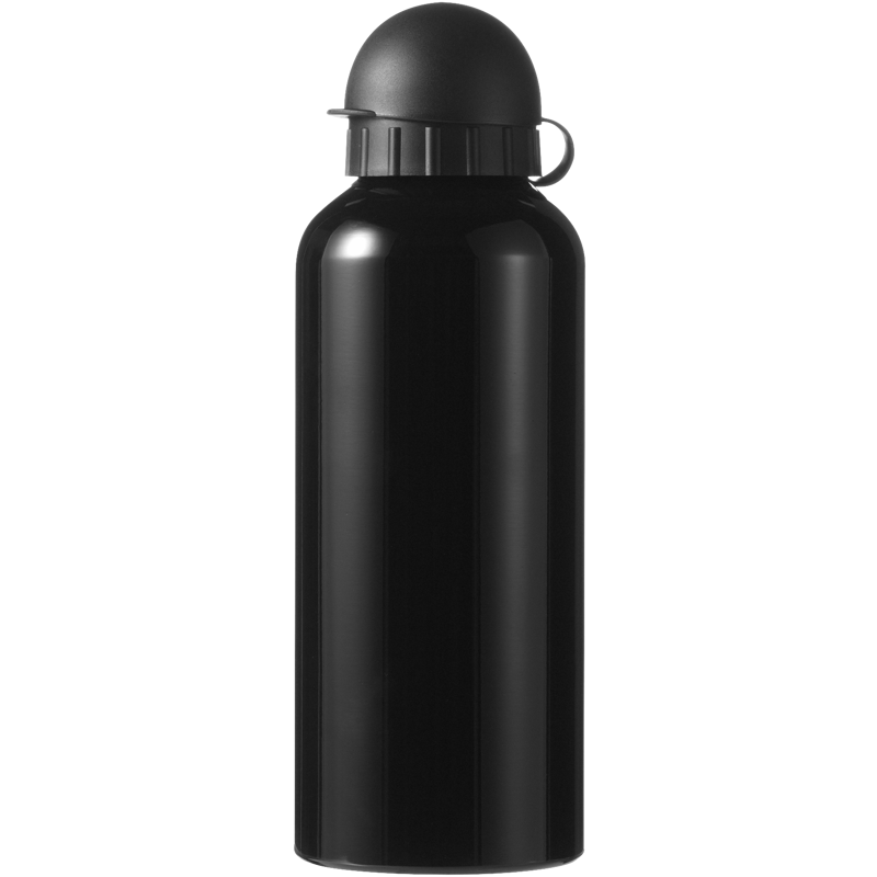 Aluminium single walled drinking bottle (650ml) 7509_001 (Black)