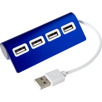 Aluminium USB hub 7737_005 (Blue)